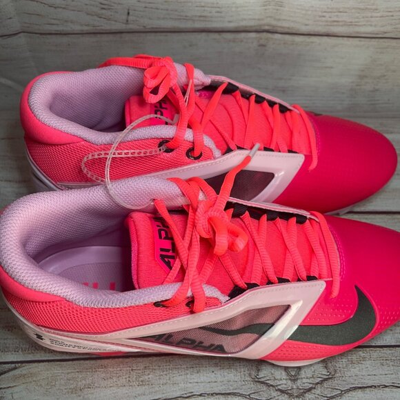 Nike Alpha Menace 4 Pro Pink Football Cleats Men\'s Size 11.5 NEW W/O BOX